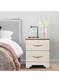 DANUBE HOME Ariana 2 Drawers Nighstand| Multifunctional Kids Bedside Table Space Saving Night Stand Side Table Modern Design Furniture For Bedroom L40Xw40Xh50Cm -Light Oak  - Image 5