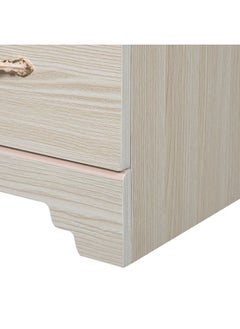 DANUBE HOME Ariana 2 Drawers Nighstand| Multifunctional Kids Bedside Table Space Saving Night Stand Side Table Modern Design Furniture For Bedroom L40Xw40Xh50Cm -Light Oak  - Image 4