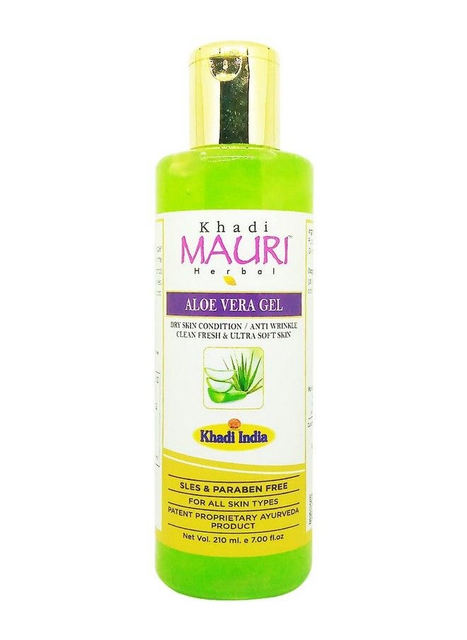 Khadi Mauri Herbal Khadi Mauri Aloe Vera Gel Pack Of 1 (210 Ml)  - Image 1