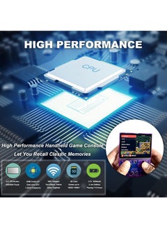 Miyoo Miyoo Mini Plus Handheld Game Console, with Dedicated Storage Case, 3.5 Inch IPS 640x480 Screen, 64G/128G TF Card with 10,000+ Games, 3000mAh 7+Hours Battery, Support Wireless Network (Black 64G)  - Image 5