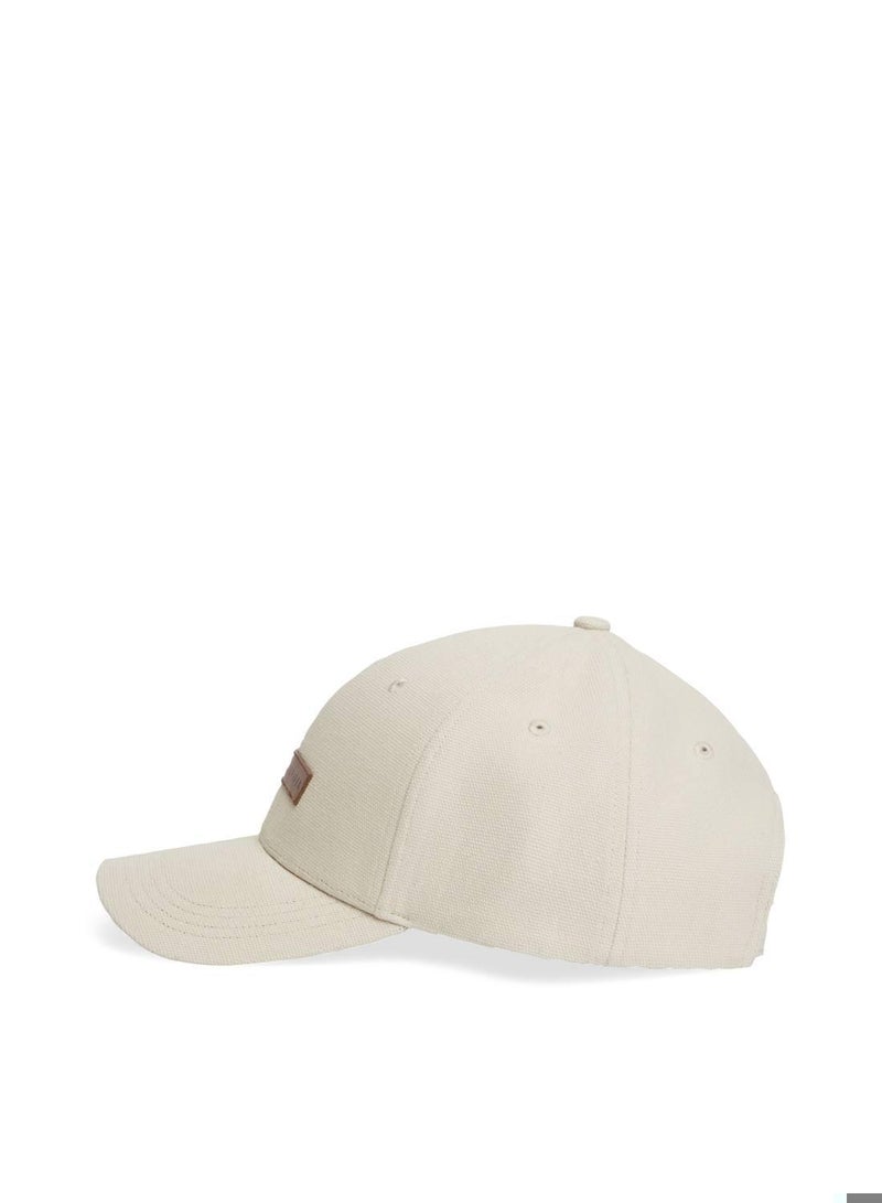 TOMMY HILFIGER Logo Patch Canvas Baseball Cap - Image 3