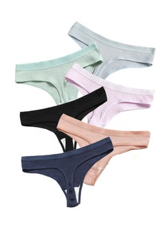 Zeemey 6-Piece Cotton Seamless Sports Thongs, Comfy Low Waist Letter Print Thong Intimates Panties - pzsku/ZC48FDD3A6EF97E3CD511Z/45/_/1706927091/2a44121b-e881-414f-b70d-1c6ea3e1c869