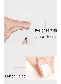 Zeemey 6-Piece Cotton Seamless Sports Thongs, Comfy Low Waist Letter Print Thong Intimates Panties - pzsku/ZC48FDD3A6EF97E3CD511Z/45/_/1706927092/75e2c000-c2ea-42cf-91f4-bb7f325064b9