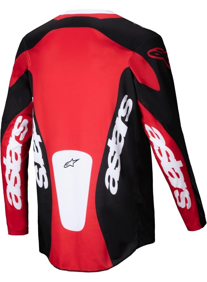 Alpinestars Alpinestars 3760425-1303-XL: Racer Veil Jersey Black/Bright Red XL - Image 2