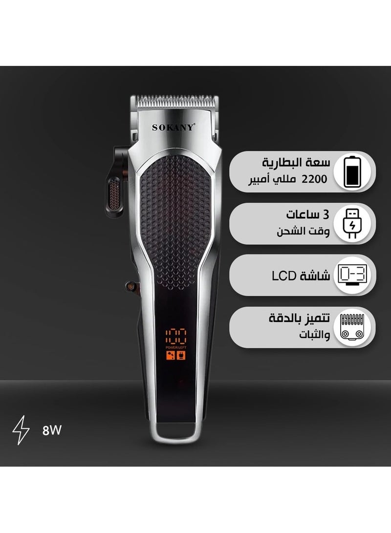 Generic Sokany SK-LF-9936 Professional Hair Clipper with 3, 6, 9, 12 mm Combs, Works up to 3 Hours Continuously  - Image 3