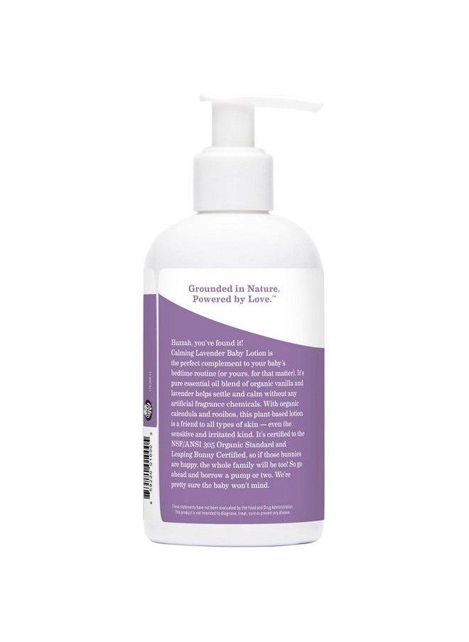 Earth Mama Calming Lavender Baby Lotion ; Nourishing Organic Calendula + Rooibos For Sensitive Skin 8 Fl Oz  - Image 5