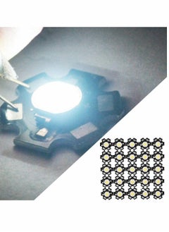 LED Chip, High Power Led Chip- 3W High Bright Integrated Chip Light Source Bead Spotlight LED Bulb for Bulb Lamp Beads DIY Lighting 25PCS (3000-3200K)