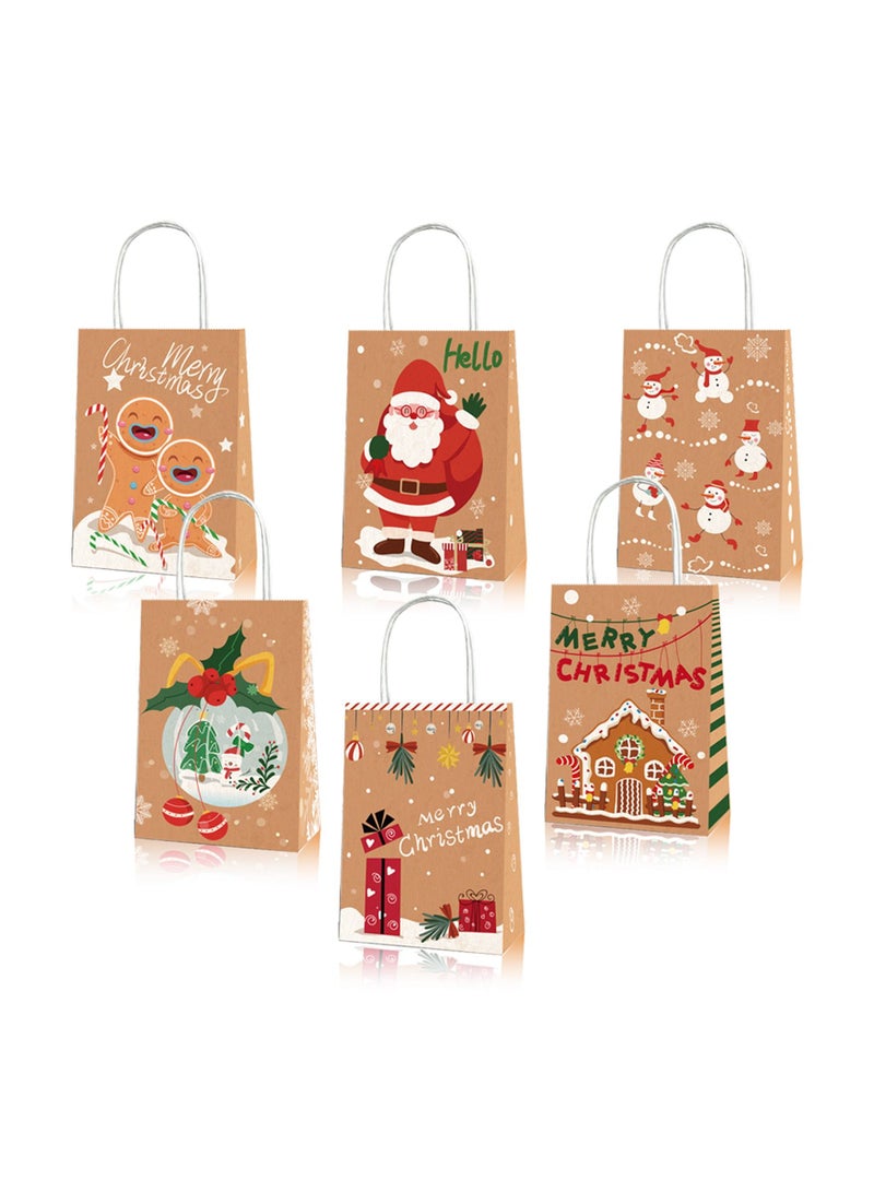 هايلاند 12 قطعة من أكياس هدايا عيد الميلاد المجيد - Image 2