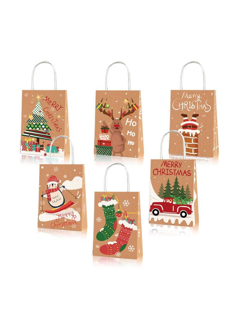 هايلاند 12 قطعة من أكياس هدايا عيد الميلاد المجيد - Image 3