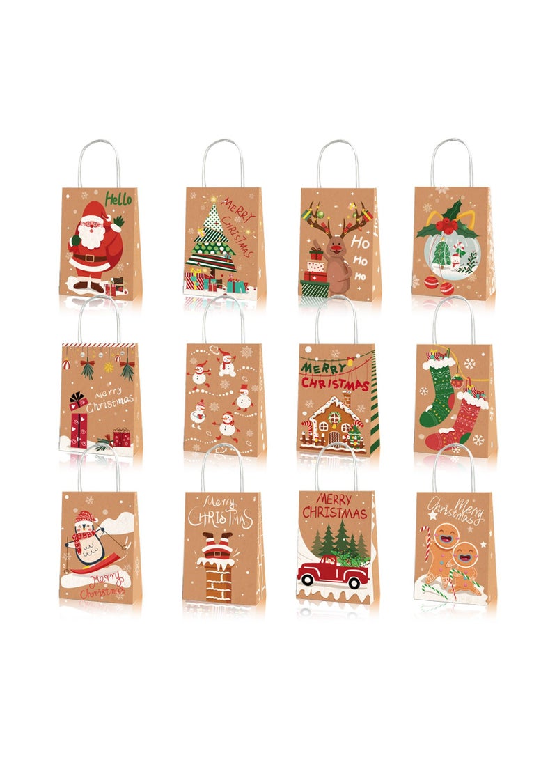 هايلاند 12 قطعة من أكياس هدايا عيد الميلاد المجيد - Image 1