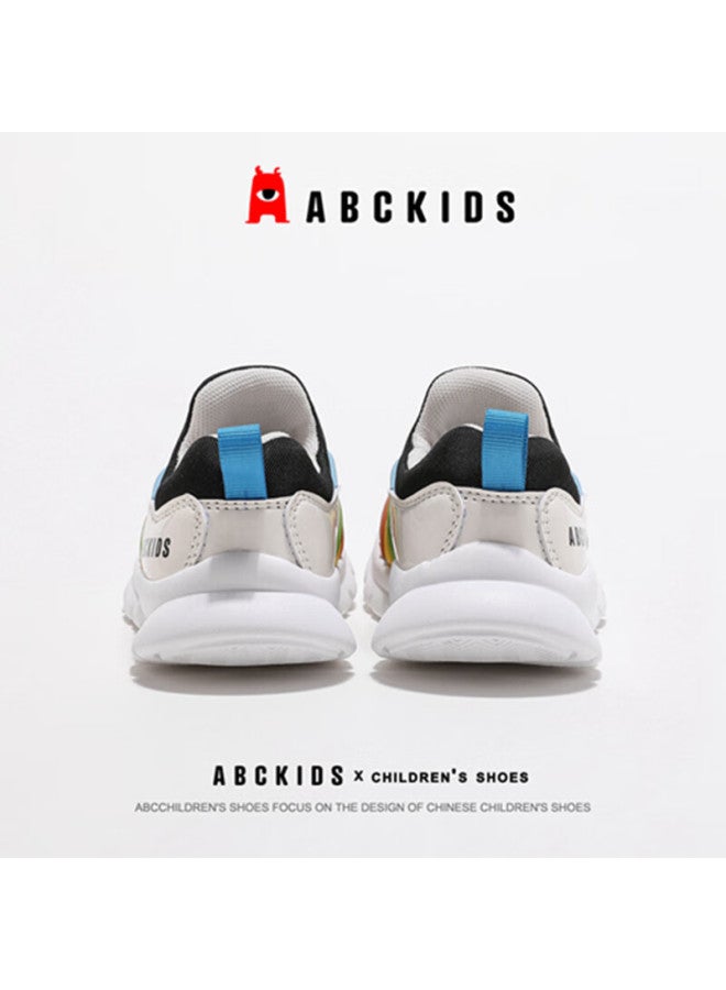 Abc Kids Kids Sports Shoes Spring/autumn Boys Girls Casual Shoes Caterpillar Shoes Beige/black Color Size 32 Inner Length 184 - Image 5