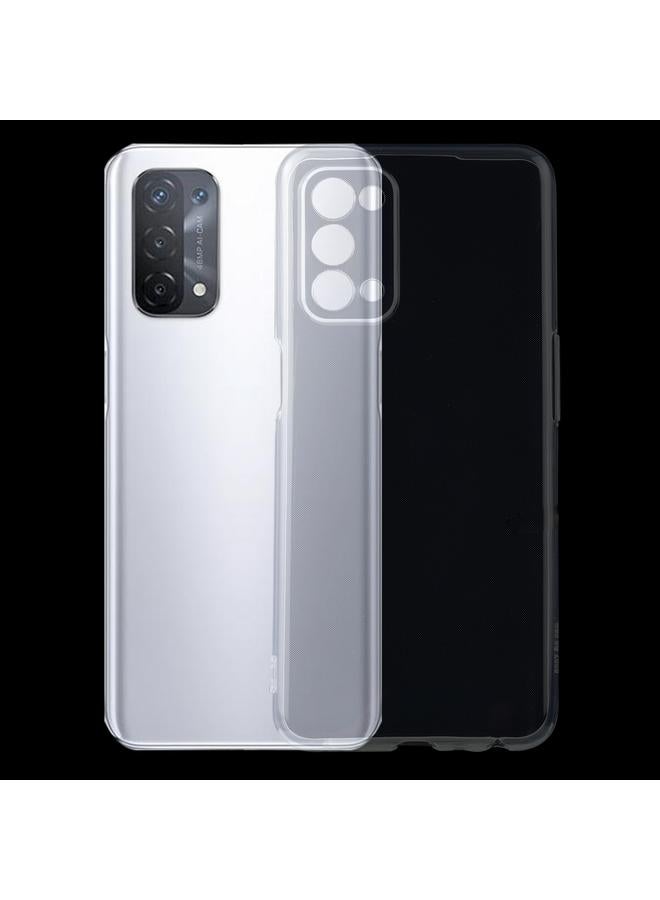 erorex Case For OPPO A74 5G 0.75mm Ultra-thin Transparent TPU Soft Protective Case - Image 1