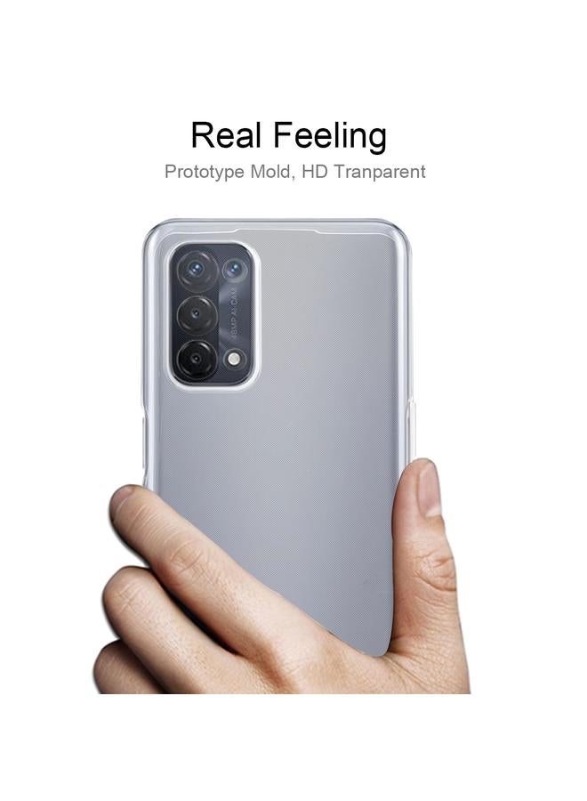 erorex Case For OPPO A74 5G 0.75mm Ultra-thin Transparent TPU Soft Protective Case - Image 3