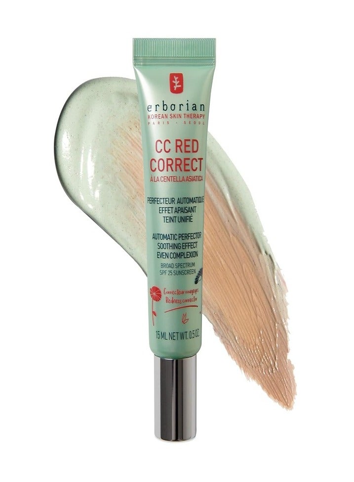 erborian ERBORIAN CC Red Correct Anti-Redness Cream - Color Correcting & Skin-Perfecting Formula 15ml  - Image 1