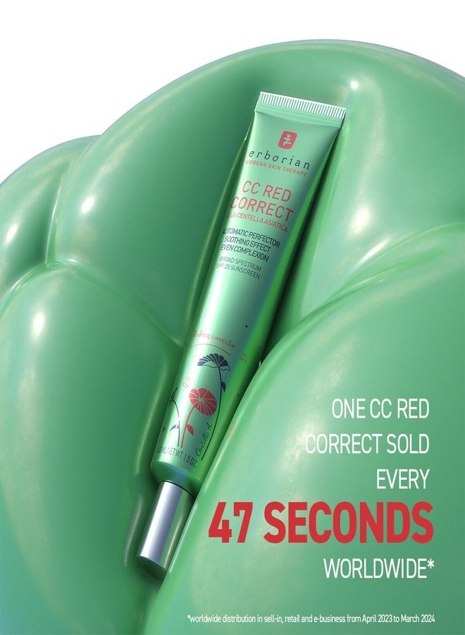 erborian ERBORIAN CC Red Correct Anti-Redness Cream - Color Correcting & Skin-Perfecting Formula 15ml  - Image 2