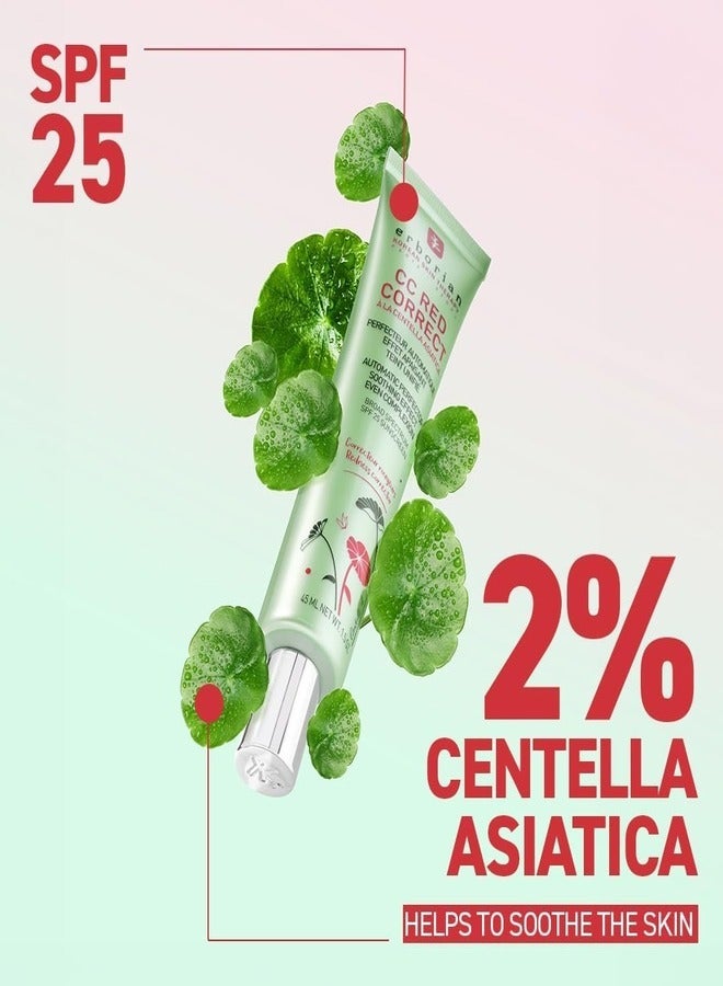 erborian ERBORIAN CC Red Correct Anti-Redness Cream - Color Correcting & Skin-Perfecting Formula 15ml  - Image 4