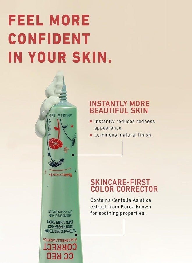 erborian ERBORIAN CC Red Correct Anti-Redness Cream - Color Correcting & Skin-Perfecting Formula 15ml  - Image 5