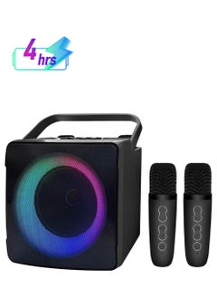 SDRD SD508 Home Karaoke Portable Bluetooth Speaker Dual Wireless Microphone Live TV FM Radio TF Card USB Subwoofer Music Center Audio  - Image 1