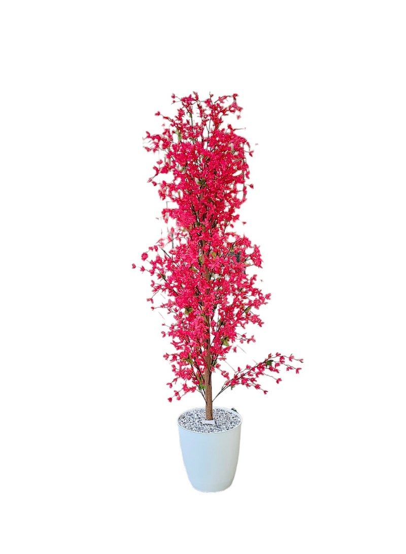 Al-Rawasem House Artificial decorative plant tree with pot, 140 cm - Image 1