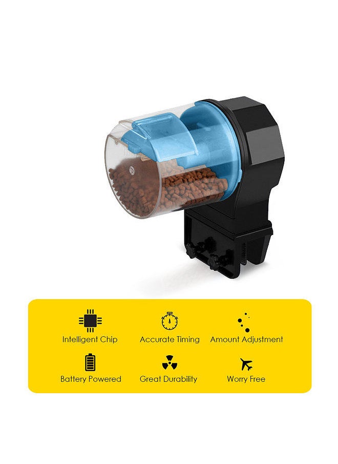 Generic - Aquarium Automatic Fish Feeder Fish Tank Timer Feeder Electric Adjustable Fish Food Dispenser Manual/ Automatic Feeding - Image 1