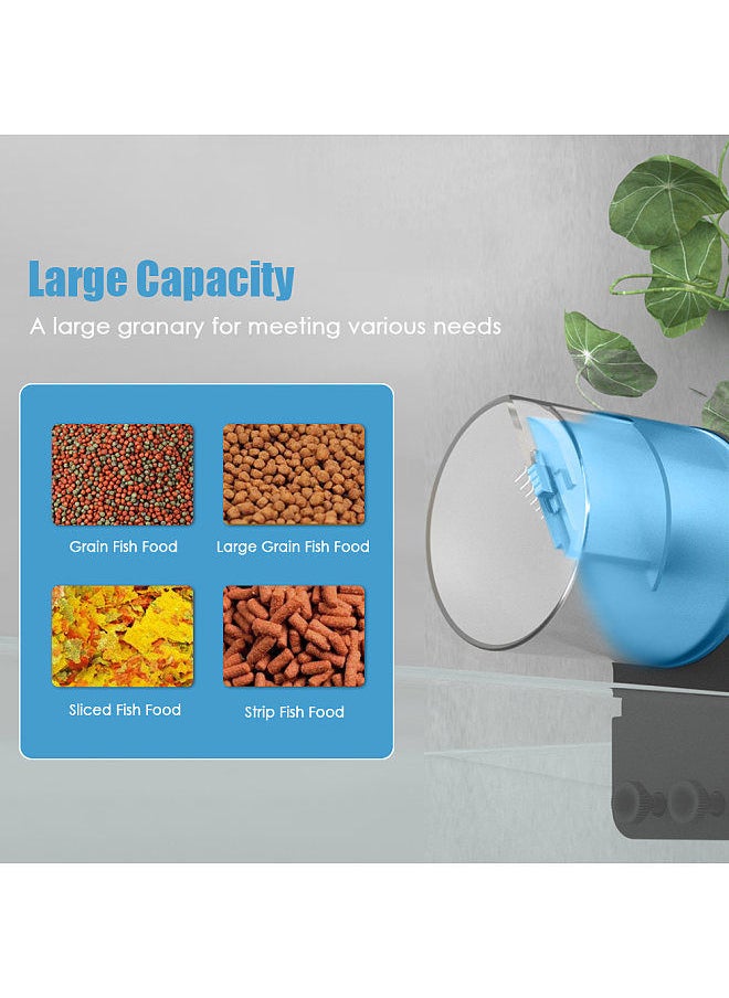 Generic - Aquarium Automatic Fish Feeder Fish Tank Timer Feeder Electric Adjustable Fish Food Dispenser Manual/ Automatic Feeding - Image 1