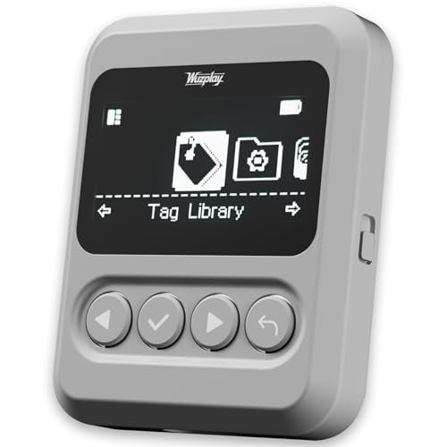 Wuzplay NFC Emulator Compatible with Switch 1 & 2 and NFC Enabled Devices - 1.54”OLED Screen Simple Operation | NFC Tags Tool - Stores 3000+ NFC Data Entries | Unlimited Rewrites - Image 1