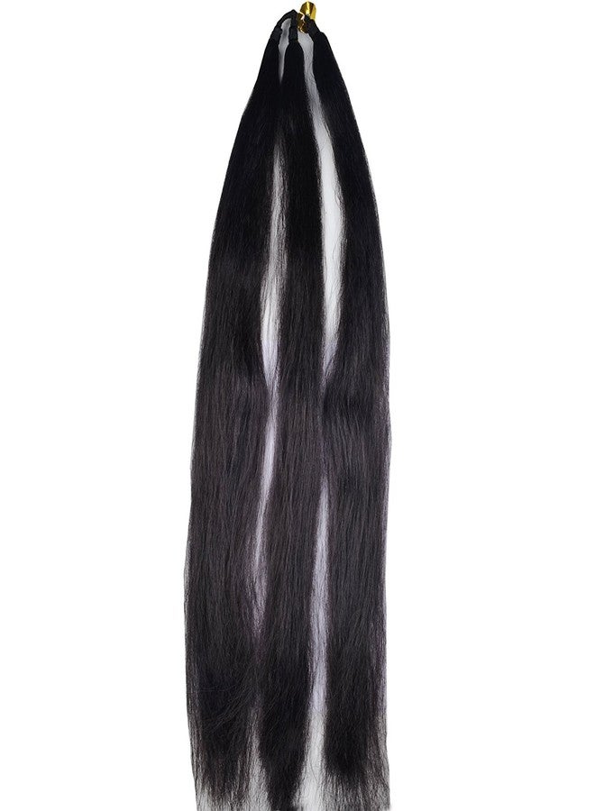 BLUSHIA Hair Extensions Parandi Choti Hair For Women 30 Inches Black | Artificial Hair Choti For Women - Image 5