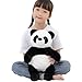 FFxiong 18 Panda Bear Stuffed Animal Plush Toy Cute Soft Body Doll Pillow Kawaii Giant Panda Gift for Kids Boy Girl Birthday Valentines Christmas - Image 2