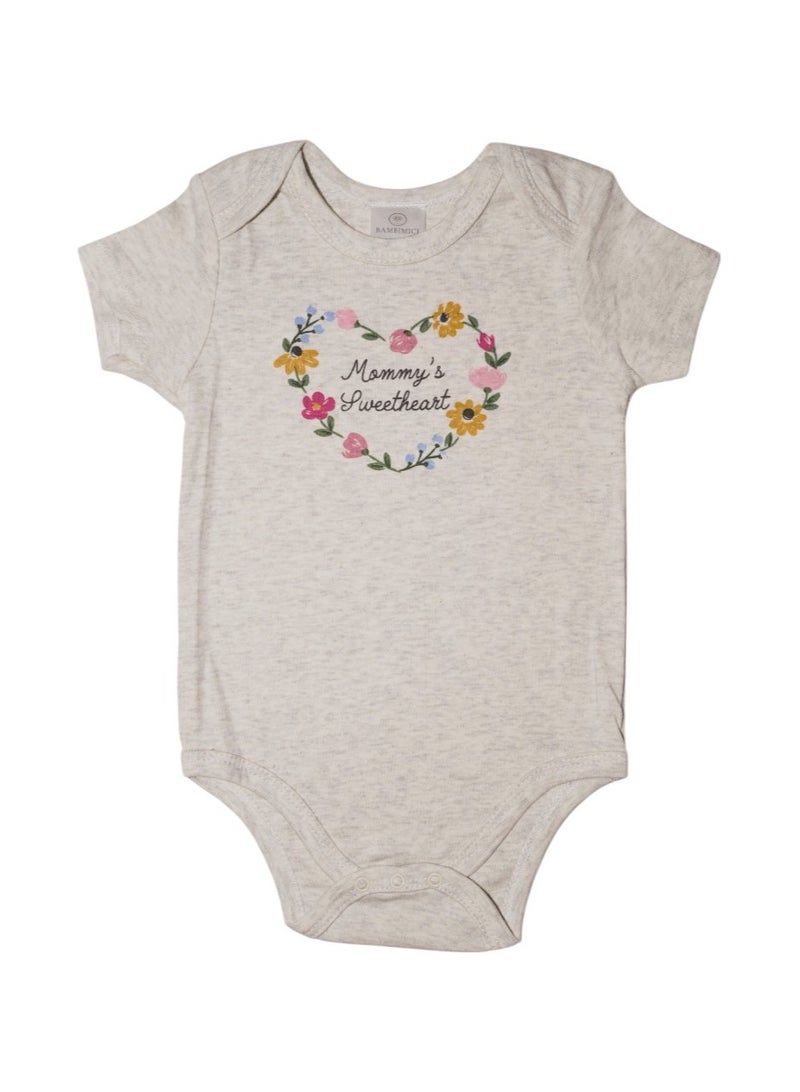 Bambimici Bambimici Sugar & Spice Sweetheart Baby Bodysuit  - Image 2