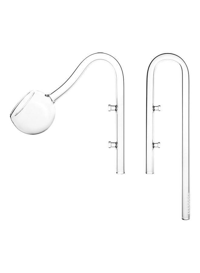 NIBEMINENT Inflow And Outflow Lily Pipe Set For Aquarium Clear  - Image 1