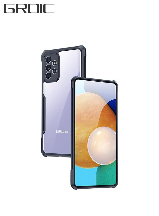 جرويك جراب الهاتف لسامسونج جالاكسي A53 5G ، مقاس 6.5 بوصة، 2 في 1 شديد التحمل، من الدرجة العسكرة، شفاف مضاد للصدمات مقاوم للسقوط. - Image 1