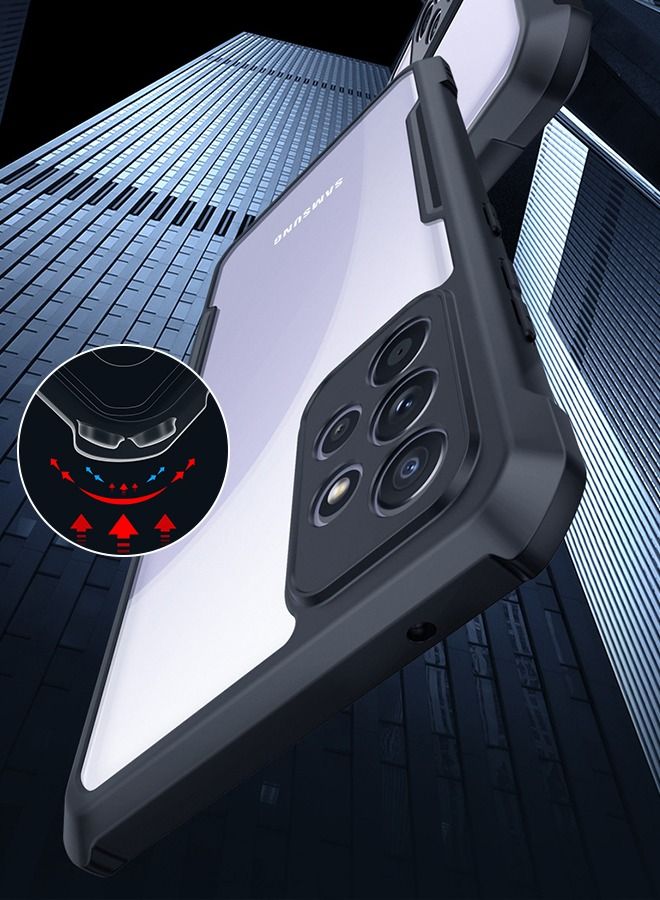 جرويك جراب الهاتف لسامسونج جالاكسي A53 5G ، مقاس 6.5 بوصة، 2 في 1 شديد التحمل، من الدرجة العسكرة، شفاف مضاد للصدمات مقاوم للسقوط. - Image 2