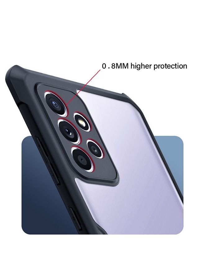 جرويك جراب الهاتف لسامسونج جالاكسي A53 5G ، مقاس 6.5 بوصة، 2 في 1 شديد التحمل، من الدرجة العسكرة، شفاف مضاد للصدمات مقاوم للسقوط. - Image 3