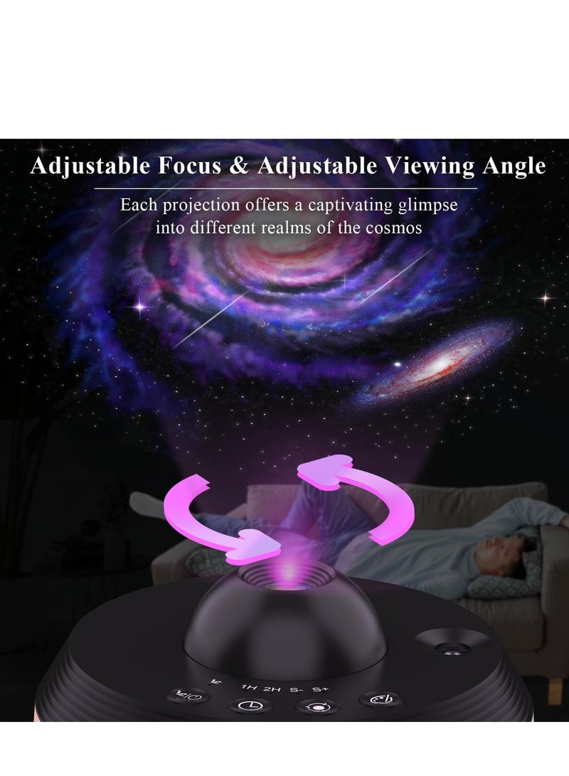 JAJEEK Star Projector | Premium Planetarium Galaxy Projector with 13 4K HD Films, Meteor Shower & 4 Color Effects | Adjustable Angle & Timer | Perfect for Kids, Adults, Bedroom Décor  - Image 4