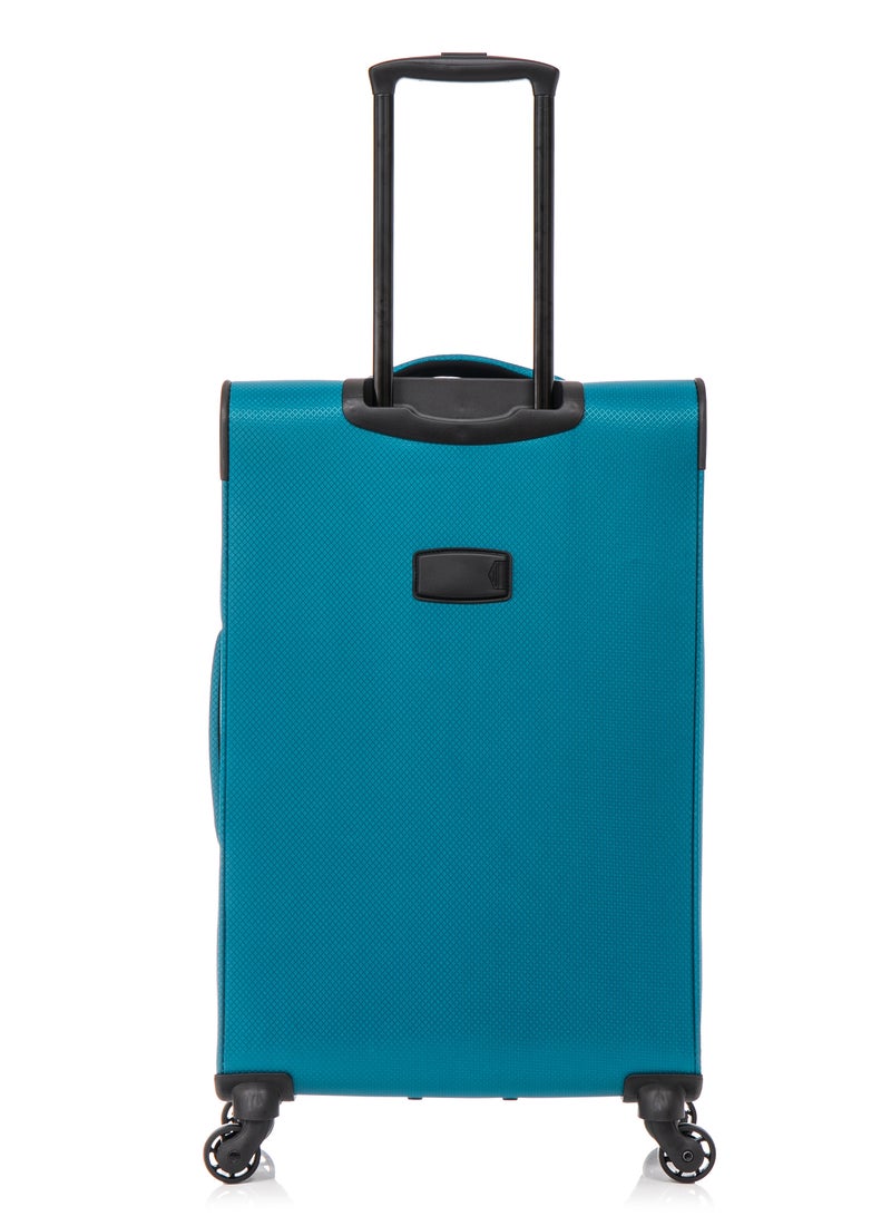 Lightweight Fabric 4 Pieces Luggage Set Trolley Bag With 4 Spinner Wheels