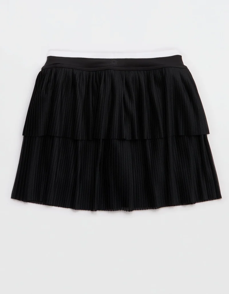 Aerie  OFFLINE By Aerie Real Me Pleated Mesh Skort for Women | Best Price UAE
