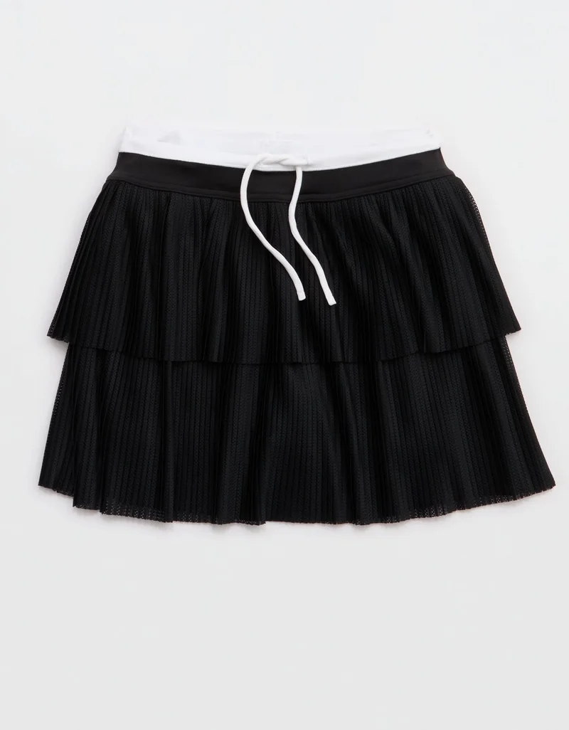 Aerie  OFFLINE By Aerie Real Me Pleated Mesh Skort for Women | Best Price UAE
