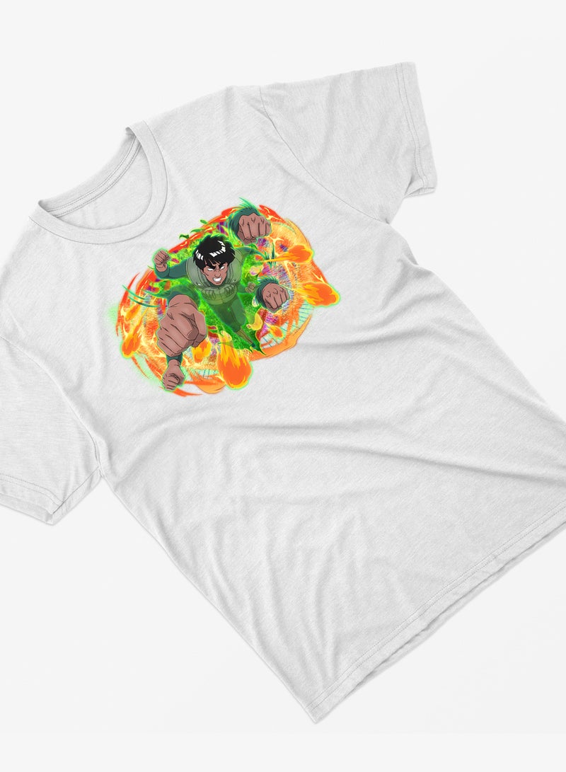 Fashion World Cotton T-shirt Printed with High-quality Anime Naruto Might Guy - Image 2