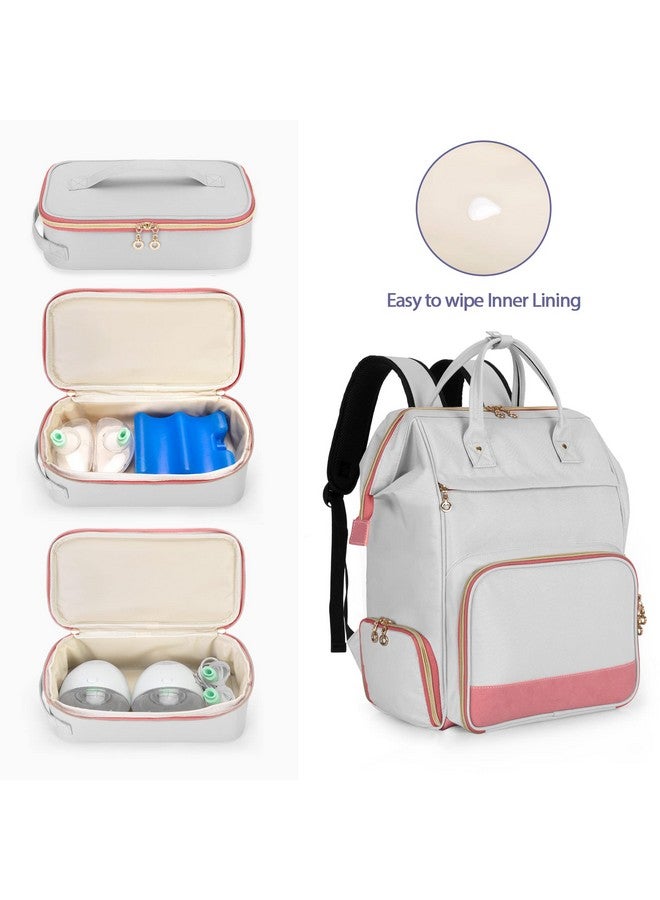 Damero Wearable Breast Pump Bag With Cooler Compatible With Willow And Elvie Breast Pump Breast Pump Carrying Bag With Compartment And Laptop Sleeve For Working Moms Patent Pending  - Image 4