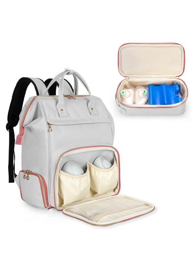 Damero Wearable Breast Pump Bag With Cooler Compatible With Willow And Elvie Breast Pump Breast Pump Carrying Bag With Compartment And Laptop Sleeve For Working Moms Patent Pending  - Image 2