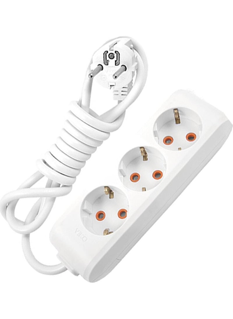 Viko Multi-Let 3 Piece 3 x 1.5 mm Ttr 10 Meter Extension Cable Portable Extension Cable  - Image 1