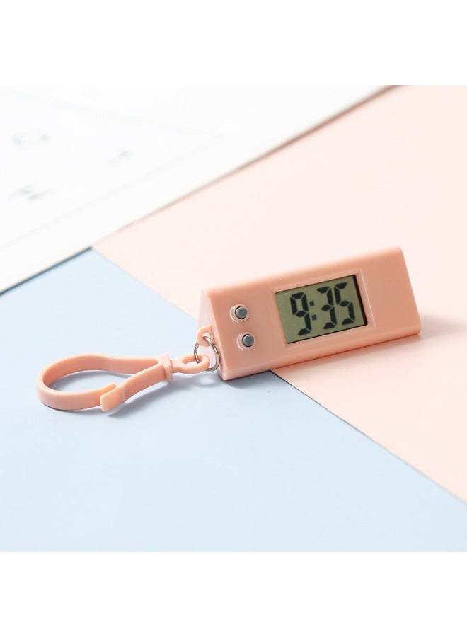 Generic Student Backpack Yangtze River Delta Keychain Electronic Watch Men's And Women's Gift Hanging Watch Electronic Watch Backpack Hanging Watch Electronic Watch-Display Accuracy:Pink - Image 4