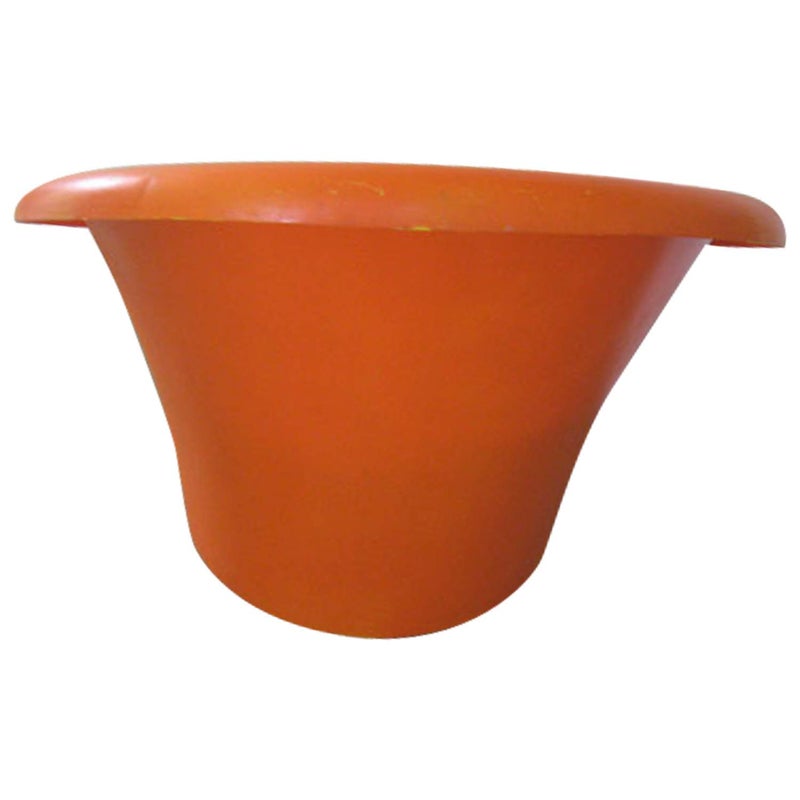 ANJWAR ANJWAR Tub Chair with Complimentary Cushions Set of 02 Standard Orange Plastic  - Image 5