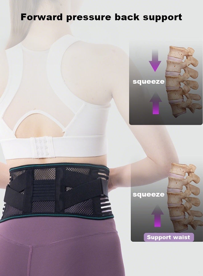أوبتيا دعامة الظهر، تخفيف آلام أسفل الظهر بـ 4 دعامات، حزام دعم الظهر القابل للتعديل للعمل، تصحيح الحدب، داعم الظهر، مدرب وضعية قابل للتعديل، دعامة الظهر لتخفيف آلام أسفل الظهر، داعم أسفل الظهر المضاد للانزلاق لعرق النسا والجنف للرجال والنساء - Image 4