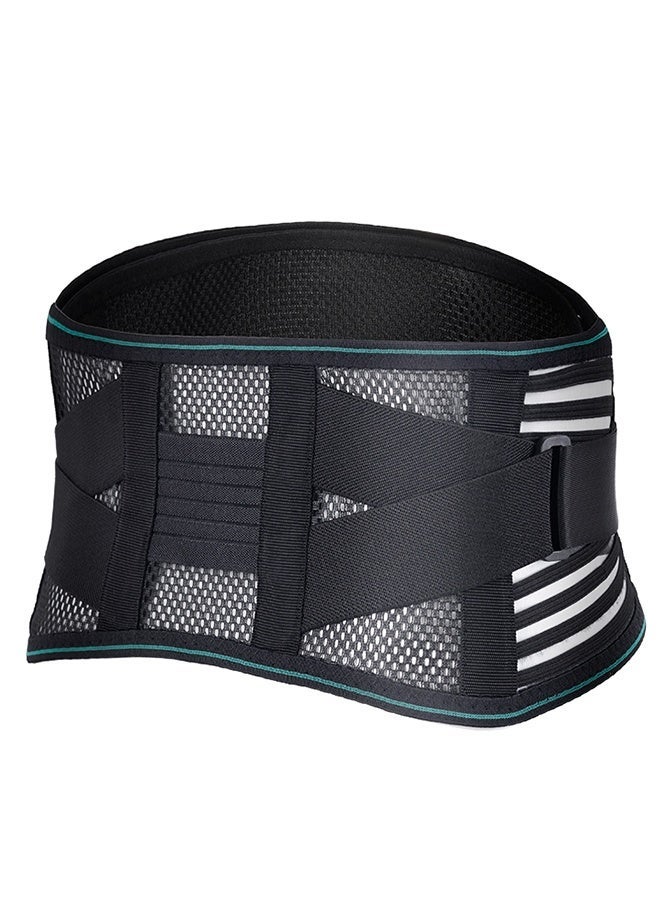 أوبتيا دعامة الظهر، تخفيف آلام أسفل الظهر بـ 4 دعامات، حزام دعم الظهر القابل للتعديل للعمل، تصحيح الحدب، داعم الظهر، مدرب وضعية قابل للتعديل، دعامة الظهر لتخفيف آلام أسفل الظهر، داعم أسفل الظهر المضاد للانزلاق لعرق النسا والجنف للرجال والنساء - Image 1