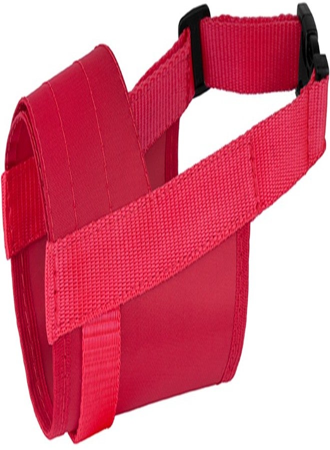 CollarDirect Adjustable Dog Muzzle for Small Medium Large Dogs Set of 2PCS Soft Breathable Nylon Safety Dog Mouth Cover Anti Biting Barking, Pet Muzzles for Dogs Black Red (M/L, 2 Black) - Image 3