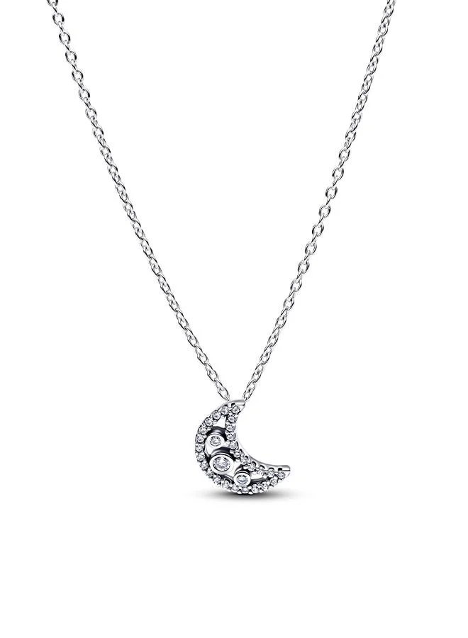 Crescent Moon Pendant Necklace