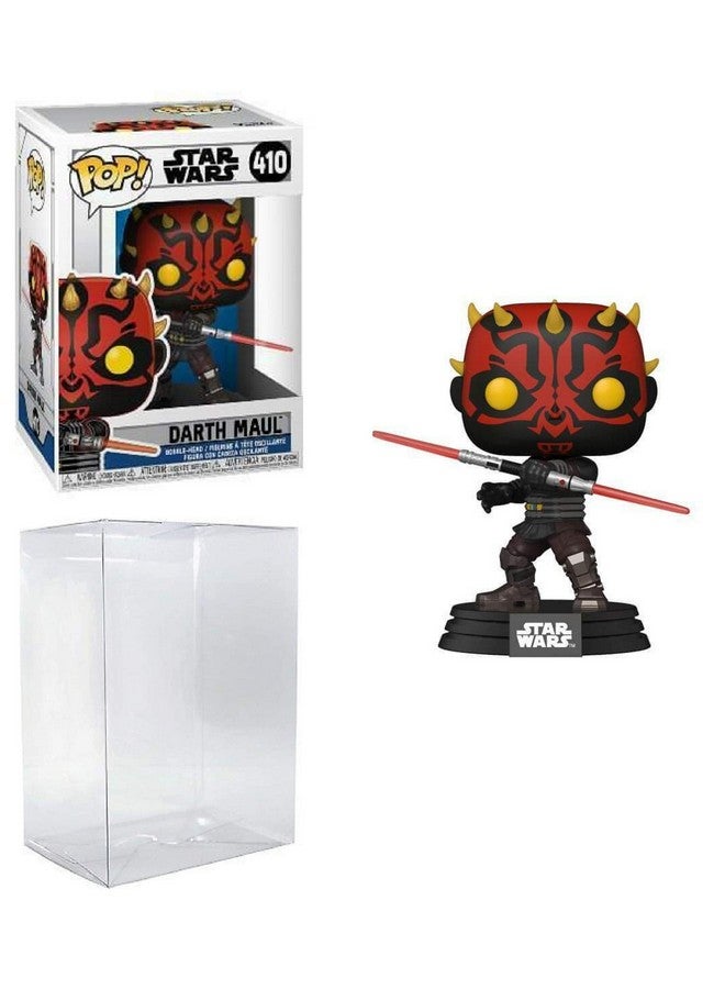 Funko Darth Maul 410 Pop Tv Clone Wars Vinyl Figure (Includes Ecotek Pop Box Protector Case) - Image 1