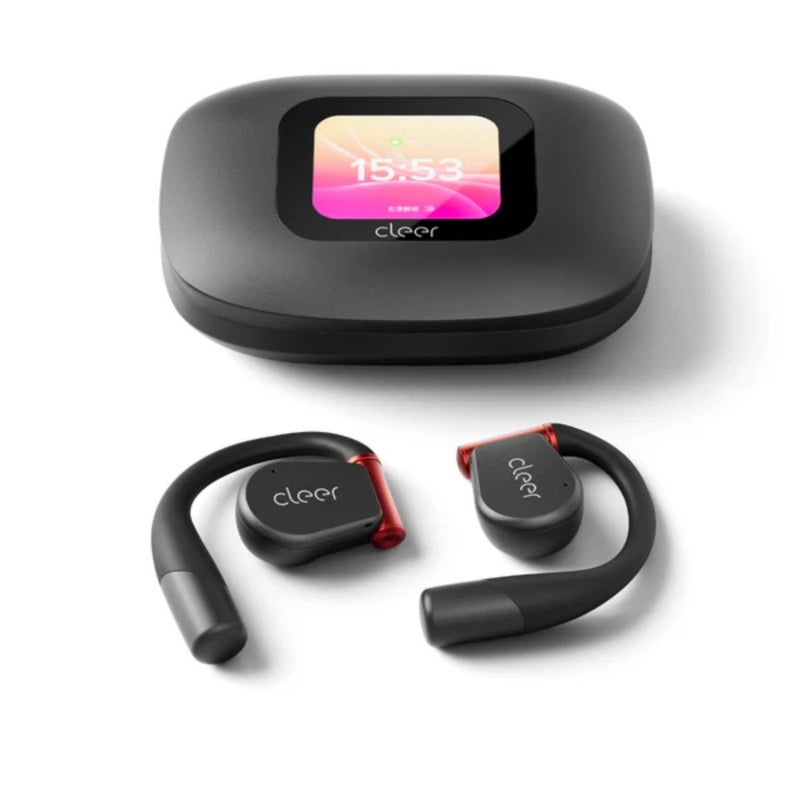 Cleer Arc 3 Sports Open-Ear Wireless Bluetooth Headphones, Smart, Sports Model, Gold & Black - Image 5