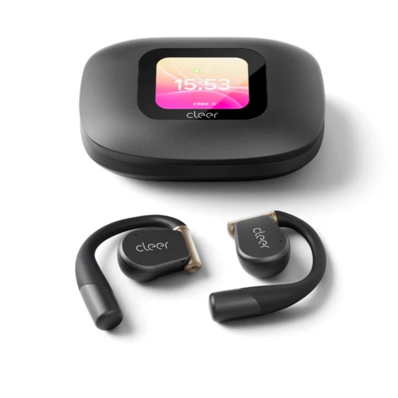 Cleer Arc 3 Sports Open-Ear Wireless Bluetooth Headphones, Smart, Sports Model, Gold & Black - Image 4